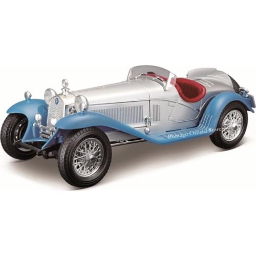 Bburago 1:18 Scale Alfa Romeo 8C 2300 Spider Touring 1932 Alloy Luxury Vehicle Diecast Cars Model Toy Collection Gift