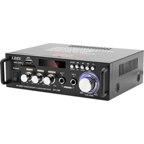 Top Deals Home Bluetooth Sound Power Amplifier Mini Hifi Stereo Audio Class D Amp Bass Treble For Speakers