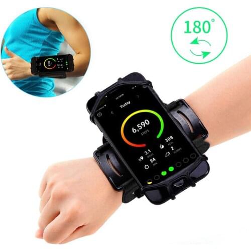 Wristband Phone Holder Brazaletes For Iphone Running Universal Sports Armband For Samsung Cycling Gym Arm Band Bag For Huawei