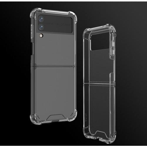 For Samsung Galaxy Z Flip 3 5G Case Phone Transparent Case Full Protective Back Cover For Galaxy Z Flip 3 5G Folding Shell