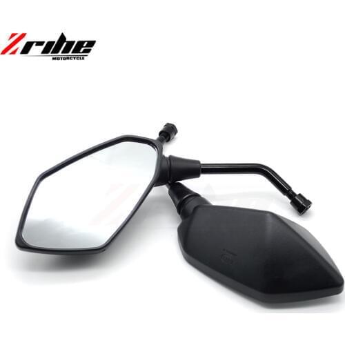 For 2PCS Universal Motorcycle Side Mirrors 8mm 10mm Stem Motorcycle REARVIEW MIRROR For 690 990 1290 SUPER RC8/R