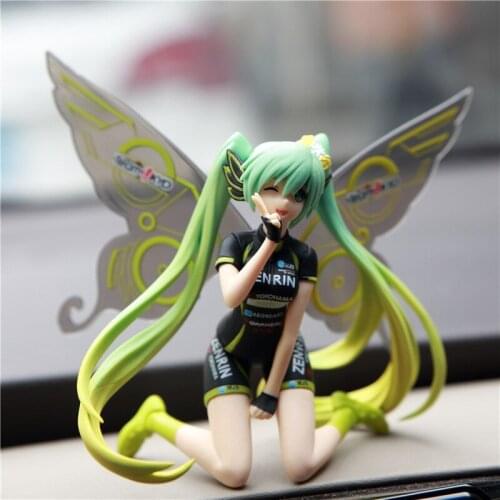 14CM Butterfly Miku Figure PVC Action Figures Anime Original Furyu Japaense Colletible Model Birthday Gift Free Shipping Items