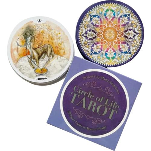 Circle Of Life Tarot Deck full English version Divination Fate Playing Cards Board Game new