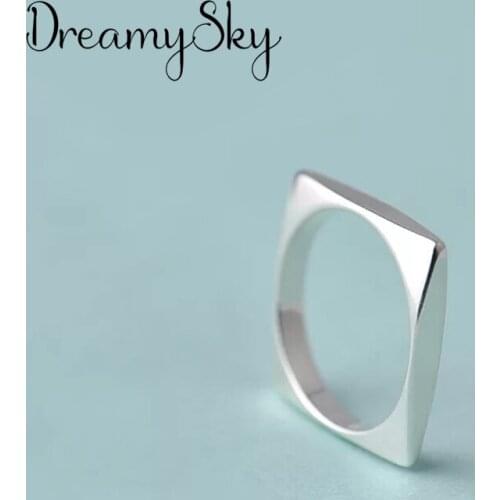 New Arrivals Vintage Square Circle Rings For Women Large Adjustable Size Finger Ring Fashion Charm Jewelry Valentines Day Gift