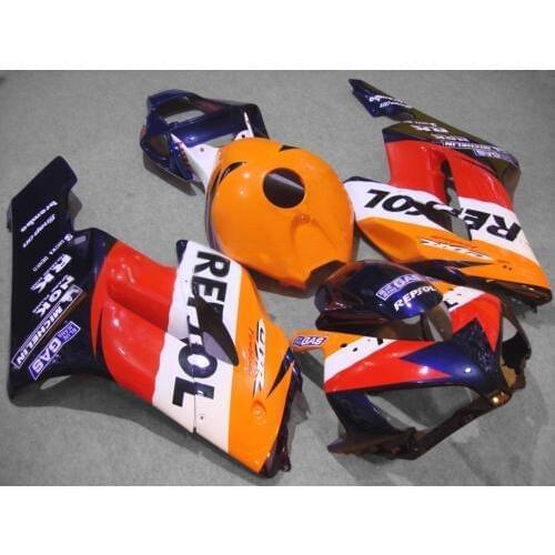 Motorcycle Fairing kit for HONDA CBR1000RR 04 05 CBR 1000RR 2005 2004 cbr1000rr ABS Orange red blue Fairings set+7gifts HS33