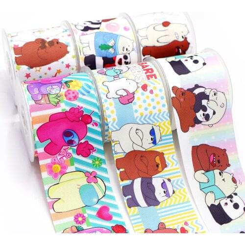 DIY Handmade Materials Printed Grosgrain Ribbon 50 Yard Per Size 49950
