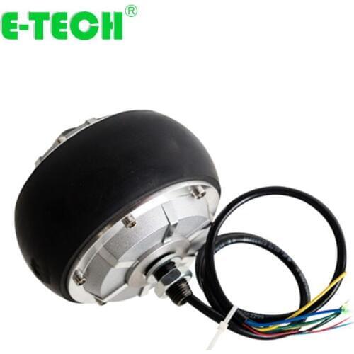 E-tech 4.5 inch mini service robot built-in encoder hub motor wheel with RS232 driver