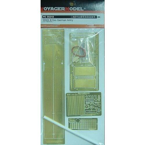 KNL HOBBY Voyager Model PE35218 German Army B1bis Heavy Car Upgrade Metal Etching Kit