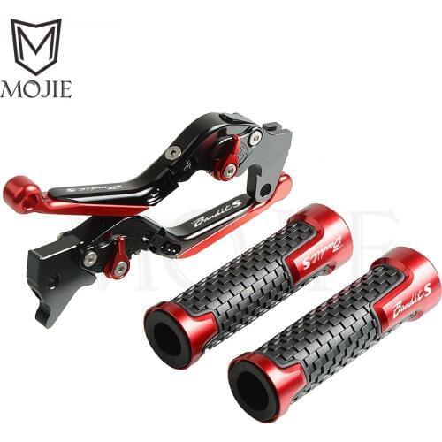 Motorcycle CNC Adjustable Brake Clutch Levers Handlebar Hand Grips For Suzuki GSF1200 GSF 1200 BANDIT 1996-2000 2001-2006