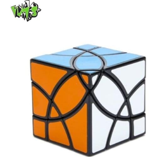 Newest Lanlan Curvy 6 Axis Windmill Black Gift Idea Magic Cube Puzzle Stress Reliever Cubo Magico Educational Children Adult Toy