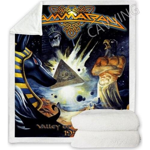 Gamma Ray Band 3D Printed Sherpa Blanket Rectangle Blanket Home Textiles Fleece Wearable Blanket Throw Blanket for Sofa