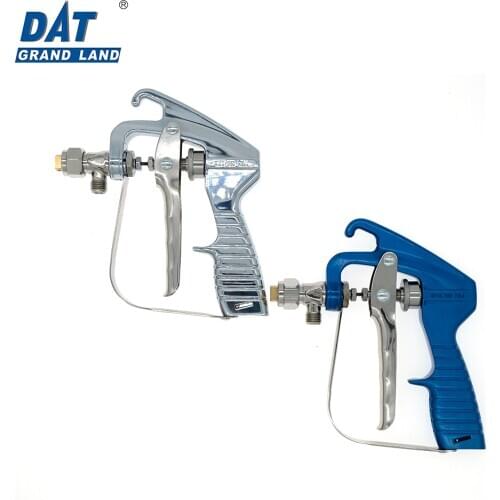 High Pressure Spray Gun 1.0mm Nozzle Size Airless Paint Sprayer Silver+Blue Contact Adhesive Spray Gun Glue Gun