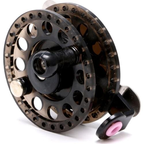 Plastic Ice Fishing Reels Fly Fishing Tackle Round Wheel Fishing Accessories