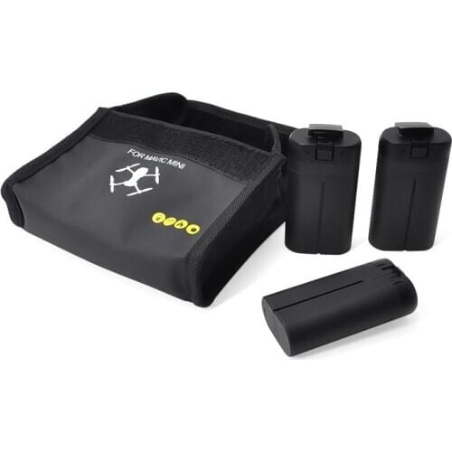 Mavic Mini Lipo Battery Bag Explosion-proof Safe Storage Bags Waterproof Fireproof For DJI Mavic Mini Battery Charging Protector