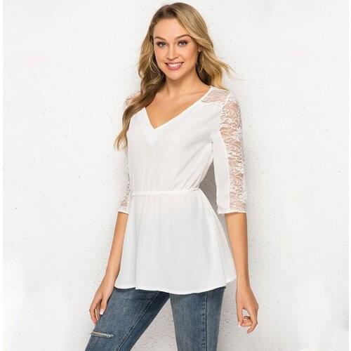 ULILICOO Lace Blouses