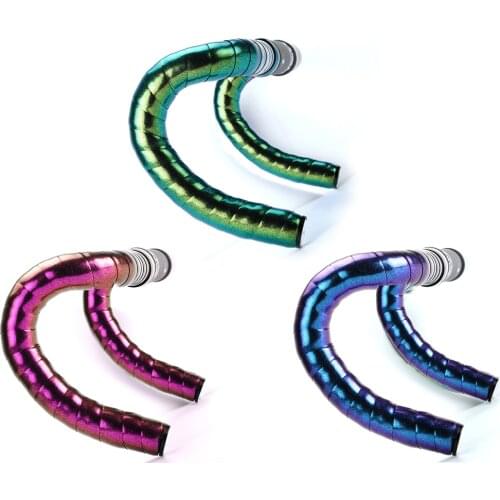 Bicycle Handlebar Tape Road Bike Aurora Bar Bicycle Color Handle Straps Bicycle Color-changing Straps Riding Accessories