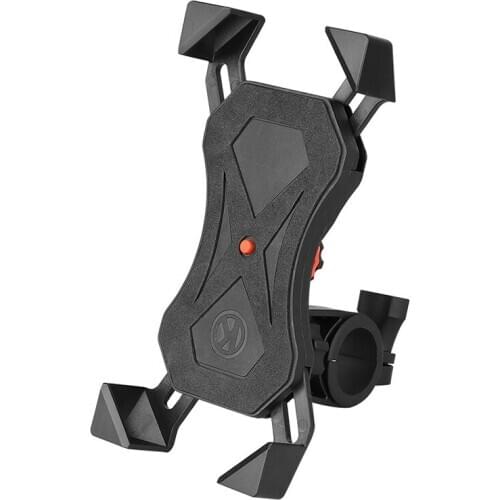 Bike Phone Holder Bicycle Plastic Charging Mobile Phone Holder MTB Navigation Bracket Can Rotate A Key To Lock The Phone Holder