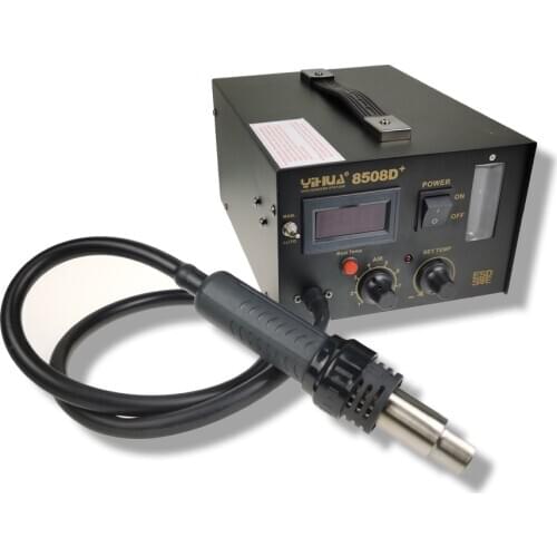 YIHUA8508D+ digital display hot air gun Electric hot air table adjustable constant temperature hot air gun intelligent air gun