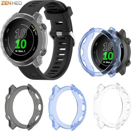 TPU Protective Case Cover For Garmin Forerunner 55 158 Watch Cases Protector Shell Frame Accessories