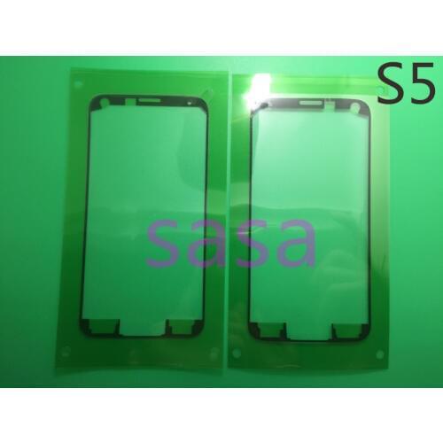 100PCS Original Repair Part For Samsung Galaxy S5 G900I G900F G900H I9600 Faceplate LCD Front Frame Glue Sticker Adhesive Tape