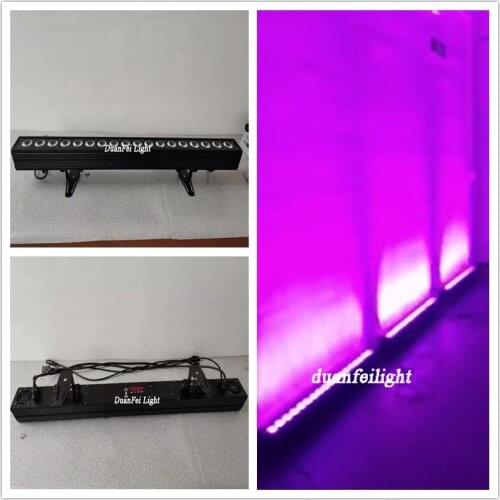 4lot swedding party wash led indoor rgbwa uv led bar wall washer light indoor dj bar led 18*18w