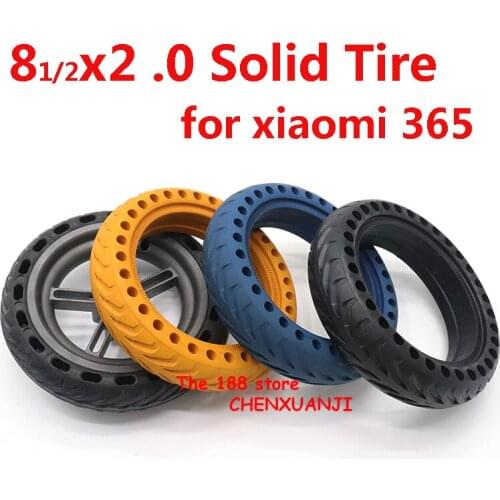 8 1 / 2x2 Honeycomb Solid Tire 8.5 x2 wheel for M365 ScooterFor Xiaomi Mijia M365 Electric Scooter 8 Inch Tire
