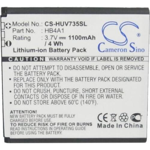Cameron Sino 1100mAh battery for HUAWEI U6100 V735 V736 HB4A1 Mobile, SmartPhone Battery