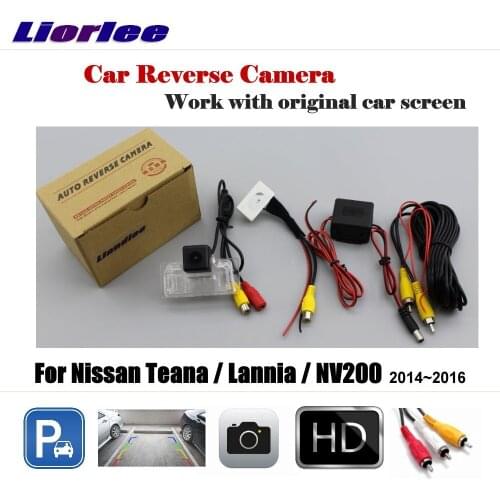 Car Reverse Rearview Camera For Nissan Teana / Lannia / NV200 2014~2016 Original Screen / HD CCD Backup Parking CAM
