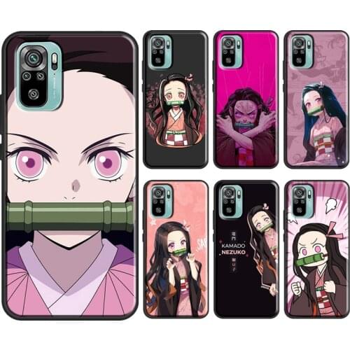 Demon Slayer Kamado Nezuko For Xiaomi Redmi Note 9 7 8 10 Pro Note 9S 8T Cover For Redmi 9C 9 9T 6A 7A 8A 9A Case