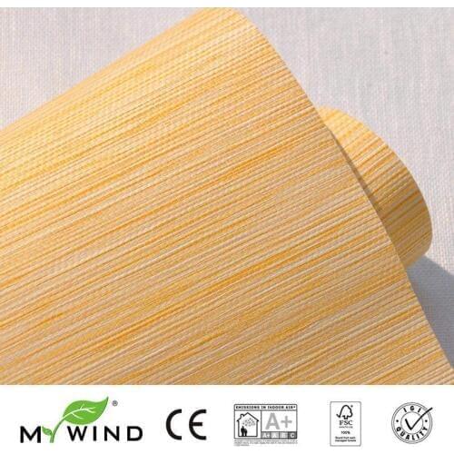Design Wallpaper In Roll Luxury Natural Material papier wandbekleding 2019 MY WIND orange Grasscloth Wallpapers 3D Paper Weave