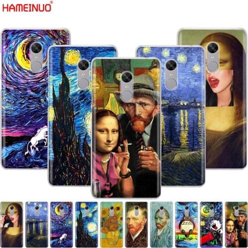 HAMEINUO Van Gogh Starry Night Cover phone Case for Xiaomi redmi 5 4 1 1s 2 3 3s pro PLUS redmi note 4 4X 4A 5A