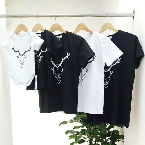 Summer Family Matching Clothes Tshirt Women Mommy And Me Clothes T-Shirt Tops Kids Baby Girl Boy Casual Ropa Mama e hija Outfits