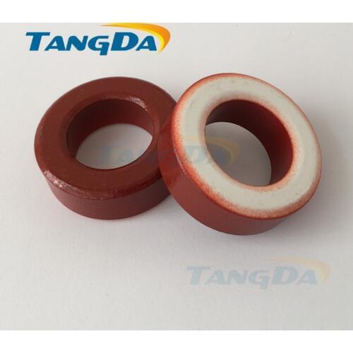 T130 Iron powder cores T130-15 OD*ID*HT 34*19*11.5 mm 25nH/N2 25ue Iron dust core Ferrite Toroid Core toroidal red white A