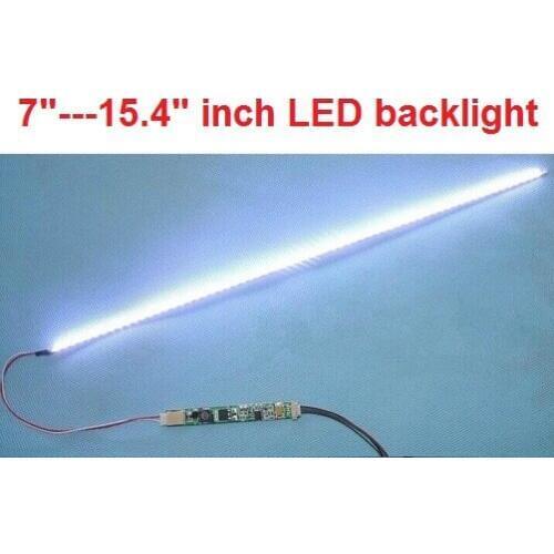 5set=14.9$ 10set=28.7 LCD upgrade LED backlight kit 336mm,work for 10"11"12" 13"14"15"15.4 inch notebook,Brightness adjustable