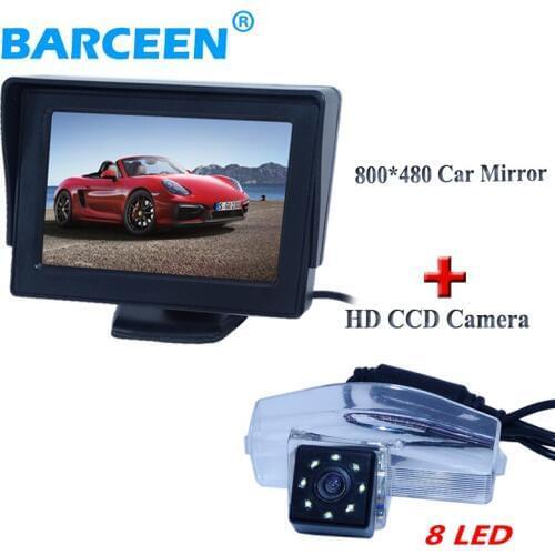Night vision image sensor assist car reversing monitor +ip 69K water-proof car rear camera use for MAZDA 2 for MAZDA 3