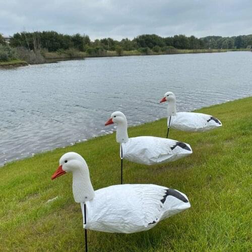 Outdoor Hunting Decoy Tyvek Screen Printing Windsock EVA Plastic Snow Goose Wind Socks Plastic Goose Decoy