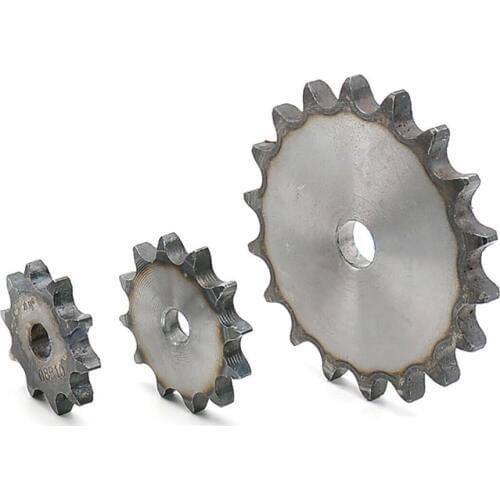1Pcs Flat Chain Gear 08B 11 Teeth To 25 Teeth Sprocket Wheel A3 Steel Quenching
