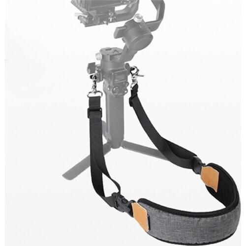 Durable Camera Shoulder Neck Strap Adjustable Dual Hook Shoulder Strap Lanyard Belt for RSC 2/RS 2/Ronin-SC/S Handheld Gimbal