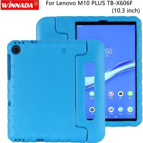 For Lenovo Tab TB-X606F Case Kids Shockproof EVA Full Body Handle Stand Cover For Lenovo Tab M10 PLUS TB-X606F 10.3 Inch Fundas