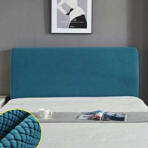 Stretch Bed Headboard Cover Elastic Bed Head Cover Jacquard Headboard Slipcover Dustproof Bed Head Cover for Bedroom Full Queen