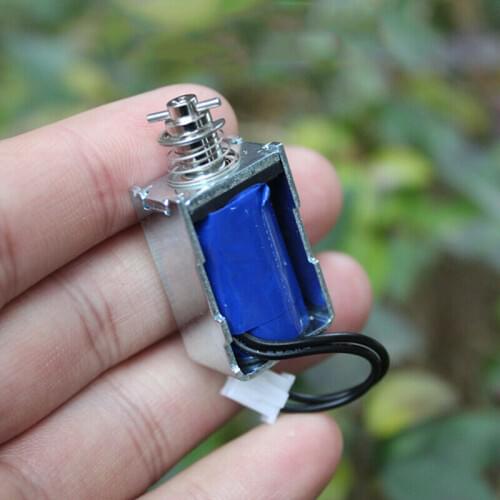 DC 6V 9V 12V Push-Pull Type Mini Spring Solenoid Magnet Micro DC Electromagnet
