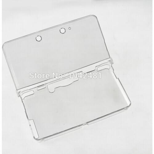 Stylish Hot Sale Transparent Plastic Clear Crystal Protective Hard Shell Skin Case Cover For Nintendo 3DS 20pcs/lot