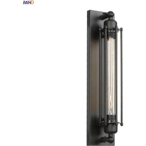 IWHD RH Loft Style Retro LED Wall Light Fixtures Bathroom Mirror Stair Edison Industrial Vintage Wall Lamp Sconce Wandlamp