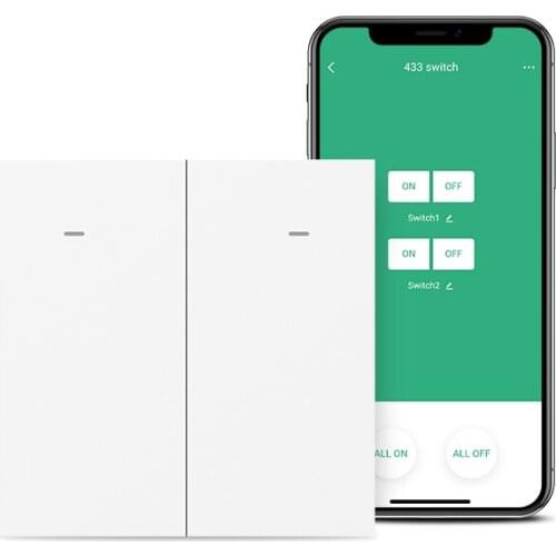 BroadLink LC1 No Neutral Wire Wi-Fi Smart Light Switch, Works with Alexa, Google Home and IFTTT, S3 Hub Required