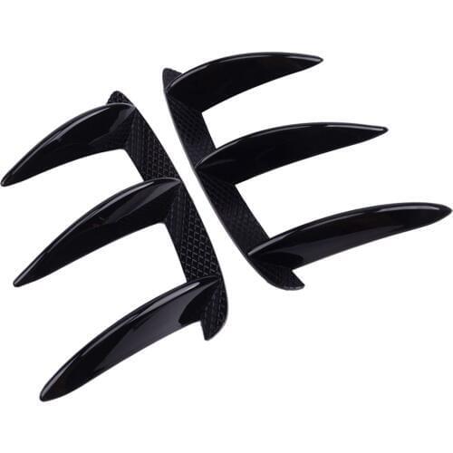 Rear Bumper Splitter Canard Wing Fins Trim Decoration Cover fit for Mercedes-Benz A-class W176 A200 A260