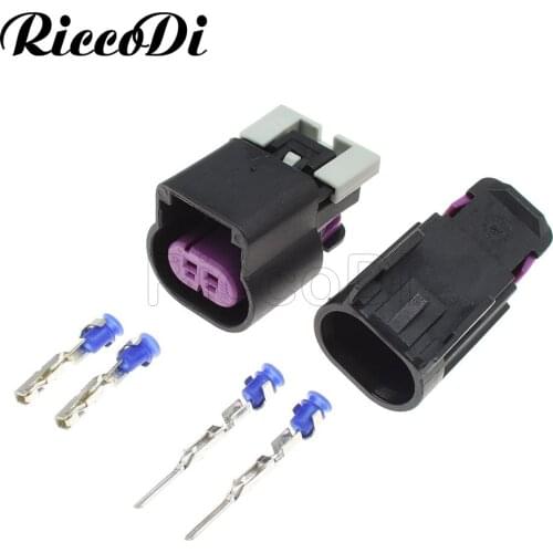 1-20Sets 2 Pin 15326801 13510085 Female Male Automotive Electronic Plug Wiring Harness Socket Oil Pump Connector