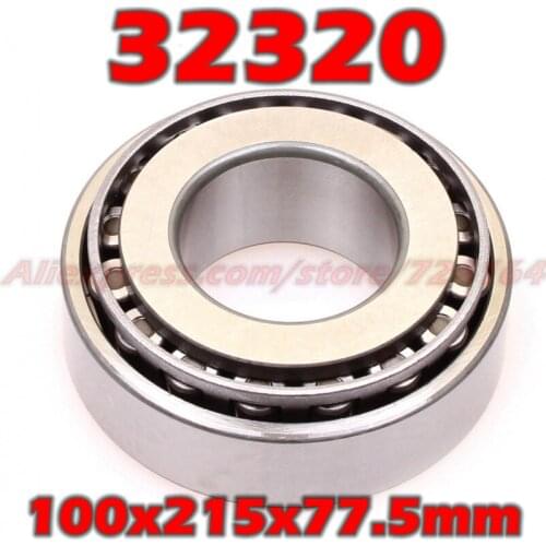 100x215x77.5 mm Tapered Roller Bearings 32320 7620E HR32320J 32320JR 32320A E32320J 32320VC12 32320U 32320E 100*215*77.5