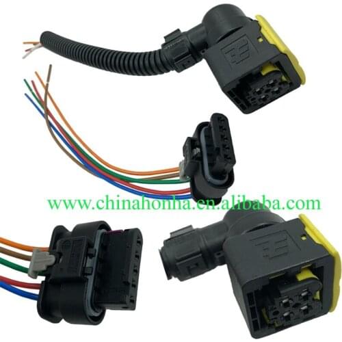 4F0973705 For Bosch Cummins NOx sensor connector / flat five-pin square four plug Nitrogen oxygen sensor plug and socket
