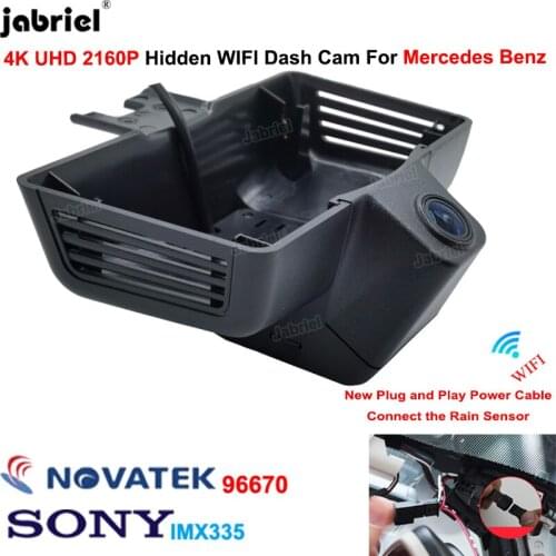 4K Dash Cam 2160P Plug And Play Hidden Wifi Car DVR Cameras for Mercedes Benz G Class w463 w463a G500 G350 G350d G55 G63 G65 AMG