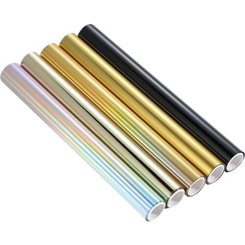 5 Pcs/set 5M X 1 Roll Hot Stamping Foil Toner Reactive Foil Paper Gold Foil Foil By Laser Printer and Laminator Toner Reactive